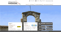 Desktop Screenshot of chateauneufdegadagne.fr
