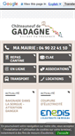 Mobile Screenshot of chateauneufdegadagne.fr